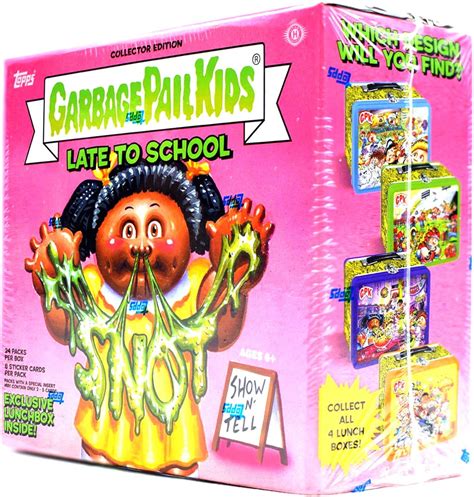garbage pail kids  series  late  school trading card collectors