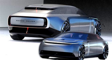 range rover   futuristic electric sedan