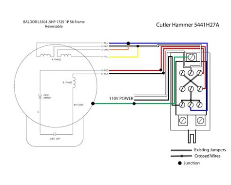 baldor  hp dc motor wiring diagram
