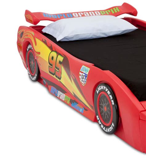 Disney Pixar Cars Lightning Mcqueen Twin Bed With Lights By