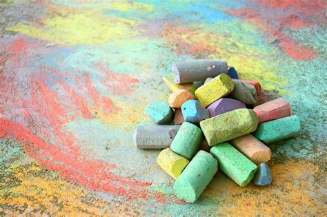 sidewalk chalk experiment exchange