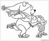 Pooh Winnie Pages Christmas Coloring Color Coloringpagesonly sketch template