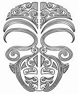 Maori Tattoos Tattoo Moko Face Ta Tribal Mask Clipart Designs Drawing Transparent Tatoo Tattootribes Polynesian Meanings Hook Tasarımları Leg Fern sketch template