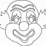Clown Drawing Coloringpagesfortoddlers sketch template