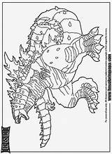 Typhoon Kaiju Leatherback sketch template