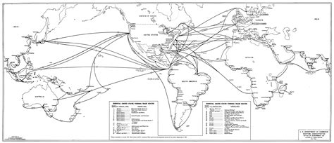 world trade route map