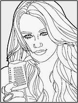 Cyrus Miley Coloring Pages Filminspector Printable sketch template