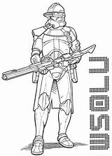 Clone Trooper Colornimbus sketch template