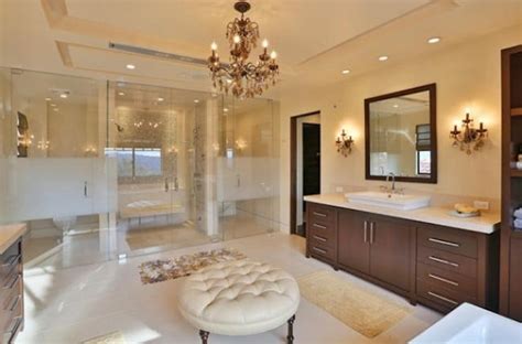 a look into one of the nine beautiful bathrooms