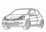 Renault Rs Coloring Pages Clio Sport Luxe Lux Nissan Skyline Voiture Coloriage Car Aston Martin Sketch Printable Supercoloring sketch template