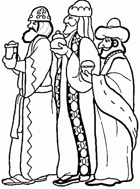 wise men coloring page coloring home