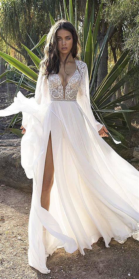 21 Fantastic Lace Beach Wedding Dresses Wedding Dresses