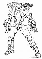 War Machine Coloring Pages sketch template
