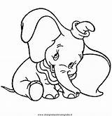 Dumbo Colorare Disegno Cartone Cartoni Personaggio Animato sketch template