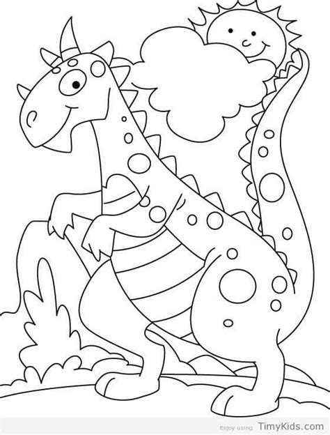 dinosaur coloring pages  preschoolers tsgoscom