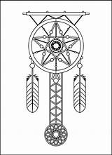 Native American Coloring Pages Printable Designs Catcher Dream Printablee sketch template