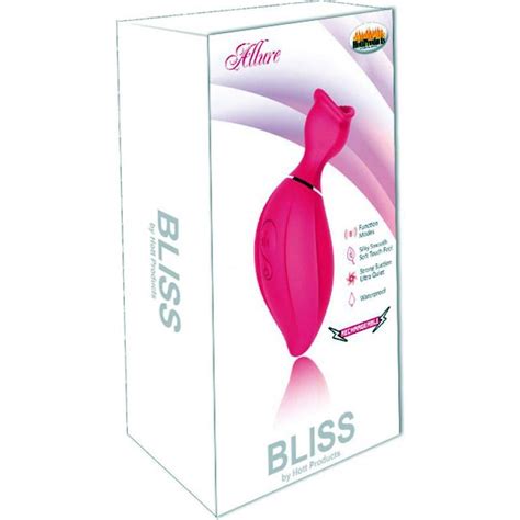 Bliss Allure Clitoral Suction Vibrator Magenta Sex