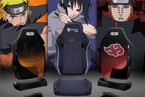 secretlab unveils  skins based  naruto shippuden  titan evo gaming chairs hardwarezone