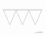 Triangle Pennant Timvandevall Bunting Banners sketch template