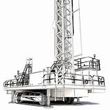 Rig Drilling Drawing Oil Rotary Max Paintingvalley Drawings sketch template