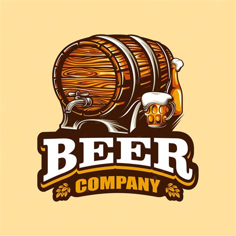 premium vector beer logo