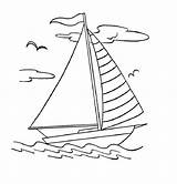 Coloring Boat Pages Drawing Boats Simple Sailboat Printable Kids Clip Colouring Yacht Color Sketch Ferry Sheets Outline Bestcoloringpagesforkids Print Book sketch template