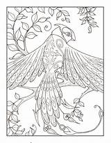 Coloring Pages Adult Book Mythical Adults Magical Colouring Animals Zentangle Color sketch template