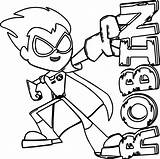 Titans Teen Coloring Pages Go Robin Visit Wecoloringpage sketch template