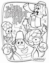 Drummer Boy Little Party Veggietales Veggie Tales Em Let Print These Off Kids sketch template