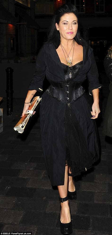 eastenders jessie wallace steps out sporting fake burns scars daily
