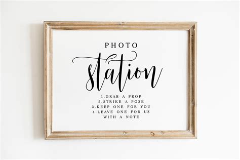 photo station sign grab  prop  strike  pose wedding etsy