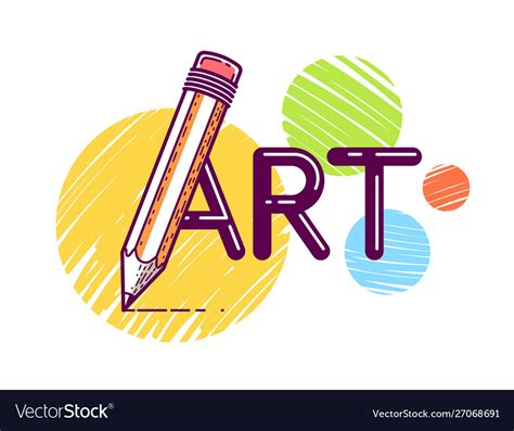 art word  pencil  letter  artist royalty  vector