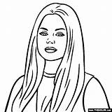 Coloring Mila Kunis Pages Thecolor Actress Famous Actresses sketch template