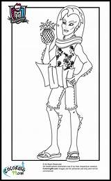 Monster High Coloring Pages Boys Gil Webber Bookmark Title Cartoon Read Ministerofbeans sketch template