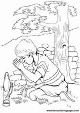Coloring Praying Pages Prayer Boy Children Color Child Print Adults Printable Bible Sheets Christian Popular Please Getcolorings Handout Below Click sketch template