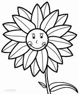 Sunflower Girassol Sonnenblumen Ausmalbilder Ausdrucken Girasoli Sorridente Sunflowers Cool2bkids Imagem Kostenlos Blumen Disegno Malvorlagen Colorare Getdrawings Colorironline sketch template