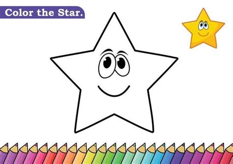 star coloring page vector art icons  graphics