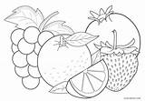 Frutas Obst Cool2bkids Mewarnai Bodegones Buah Verduras Buahan sketch template