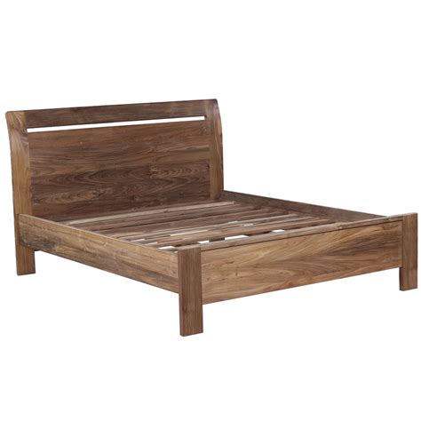 reclaimed wood bed set including bed  bedside tables