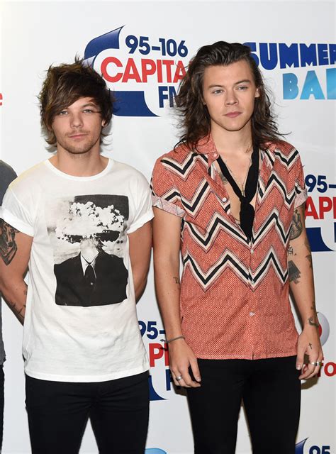 louis tomlinson speaks out over harry styles scene on