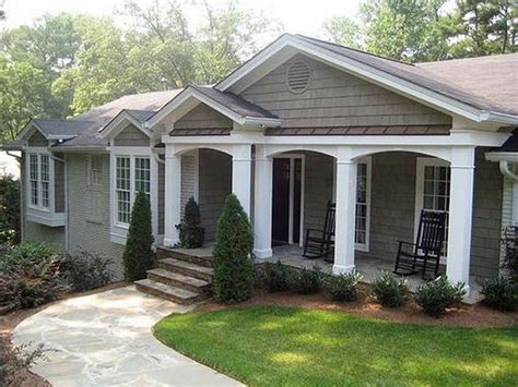 front porch additions  ranch homes google search ranch house exterior porch remodel