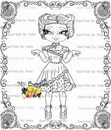 Big Fifty Besties Sherri Baldy Nifty Tm Instant Ann Dolls Doll Coloring Eye Head Digital sketch template