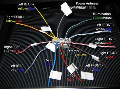 radio wiring diagram jvc
