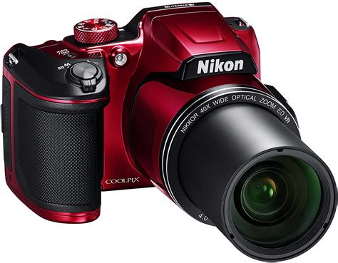 nikon coolpix  digital camera red helix camera