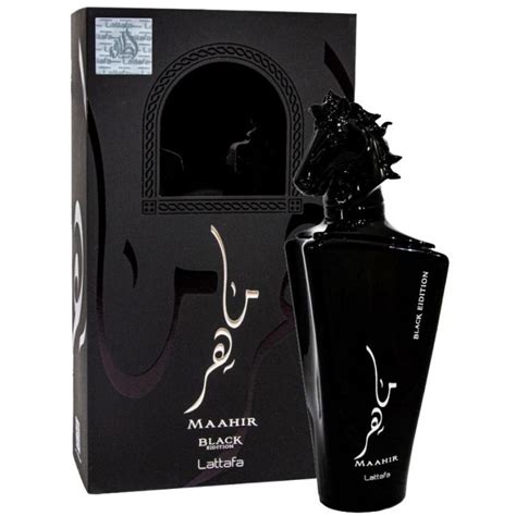 lattafa maahir black edition edp ml  men  designer perfumes  sales  nigeria