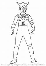 Ultraman Leo sketch template