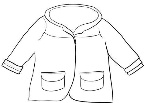 jacket coloring page  getcoloringscom  printable colorings