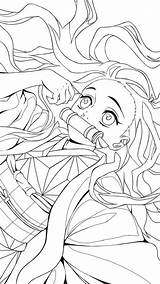 Coloring Slayer Nezuko Dibujos Lineart Kimetsu Yaiba Kamado Inosuke Animes Speed Sketch 塗り絵 線画 Bocetos Tanjiro Tanjirou キャラクター sketch template