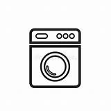 Washing Machine Icon Template Vector Dreamstime Illustrations Vectors Clipart sketch template