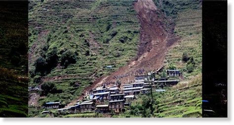 Massive Landslide Kills At Least 18 With 21 Missing In Nepal Earth